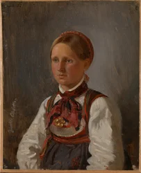 Portrait de Gunild Olsdatter de Tinn